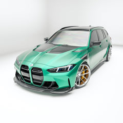 غطاء محرك السيارة من ألياف الكربون لسيارة BMW M3 G81