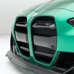 شفة أمامية من ألياف الكربون لسيارة BMW M3 G81