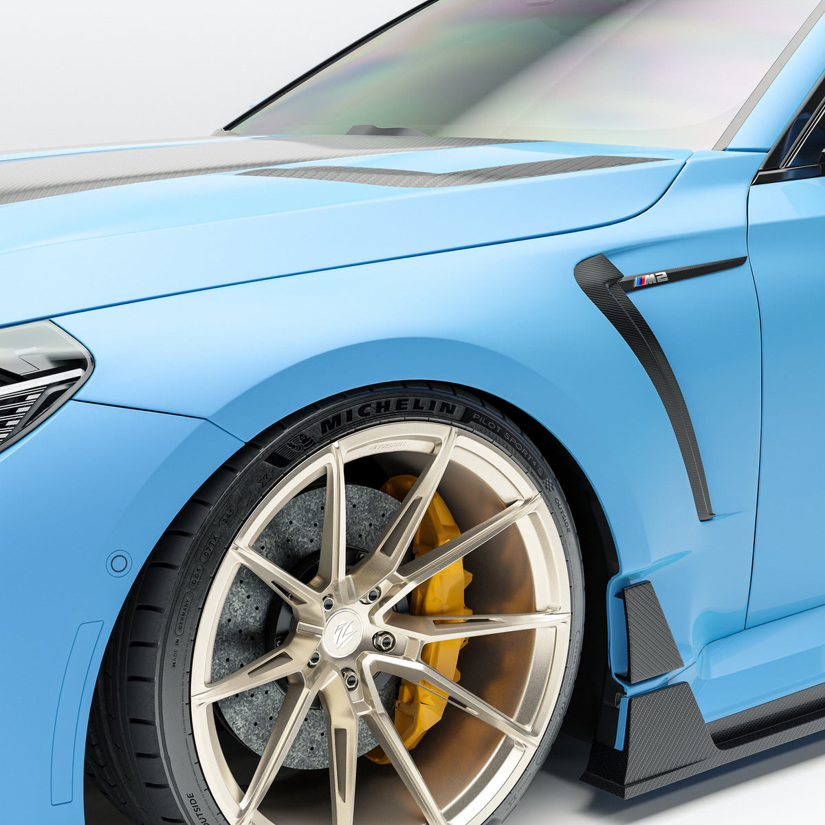 BMW M2 G87 Carbon Fiber Side Fenders