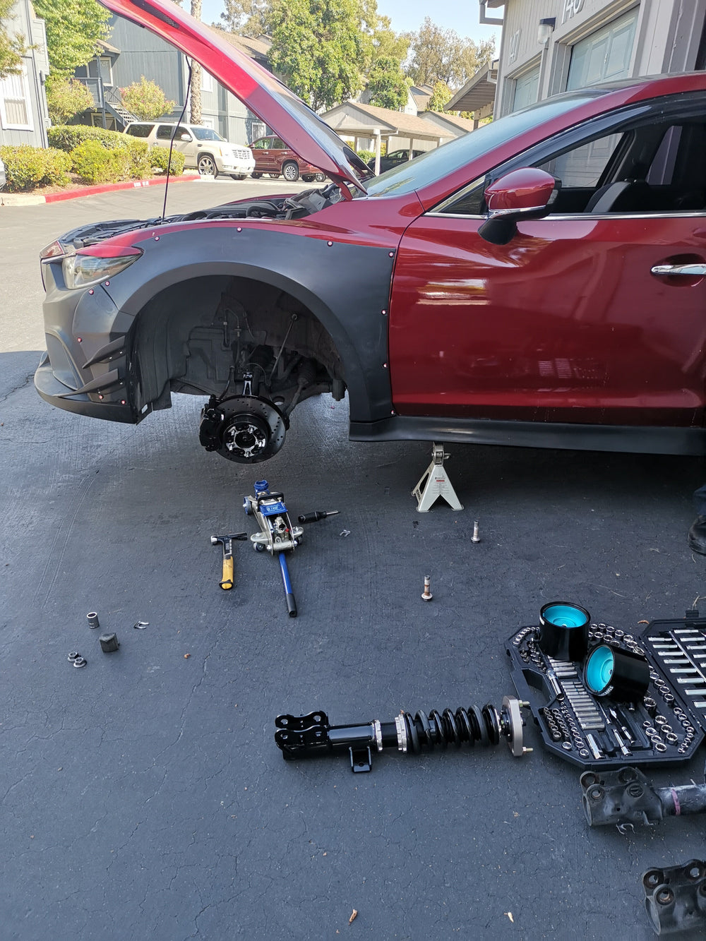 Robot Mazda 6 Canards 2014-2017 FRP or Carbon Fiber