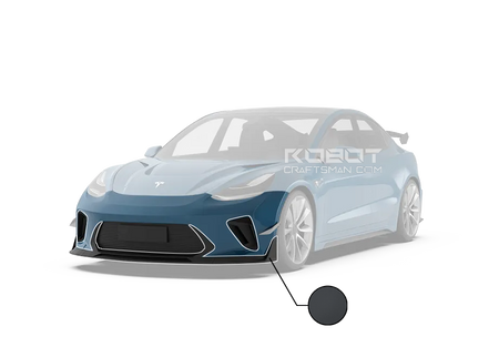 Robot "HACKER"  Narrow Body Front Bumper & Front Lip For Tesla Model 3