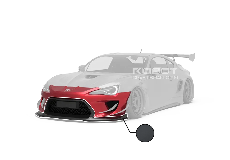 Robot Carbon Fiber Front Bumper & Lip For Toyota 86 Subaru BRZ Scion FR-S