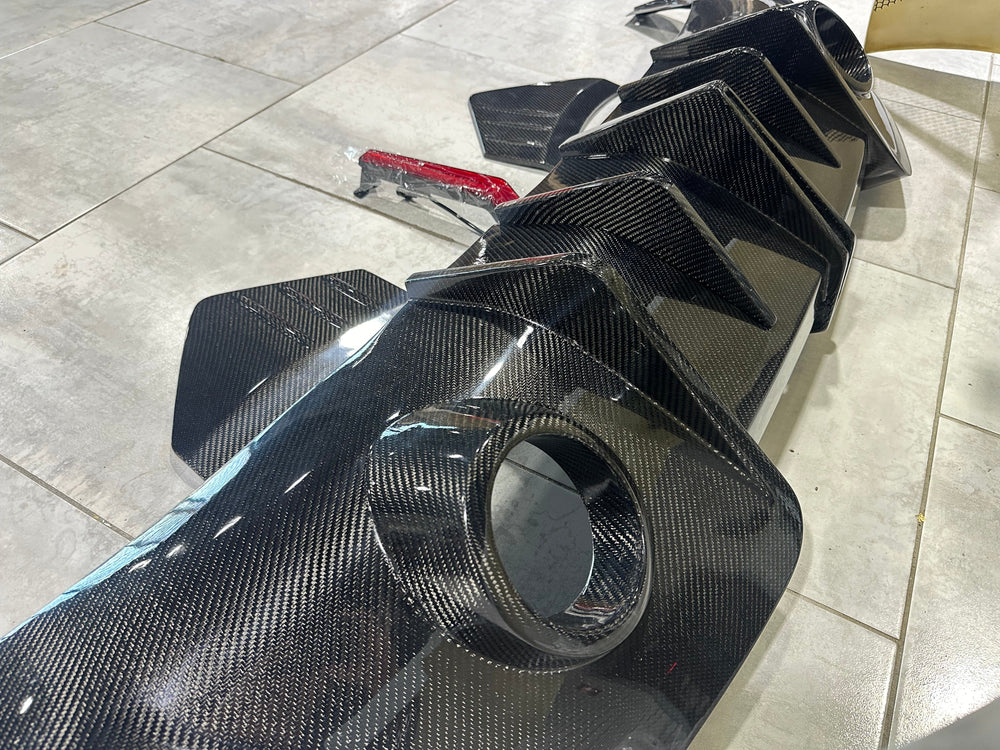 Robot "SHINNING" Narrow Body Rear Bumper & Diffuser For Toyota GR86 Subaru BRZ