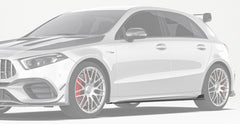 Paktechz Mercedes-Benz A45 W177 Carbon Fiber Body Kit - Side Skirts