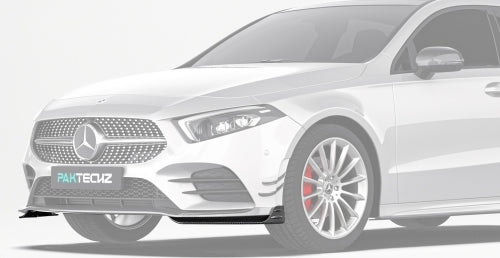 Paktechz Mercedes-Benz A35 W177 Carbon Fiber Body Kit - Front Corner Splitter