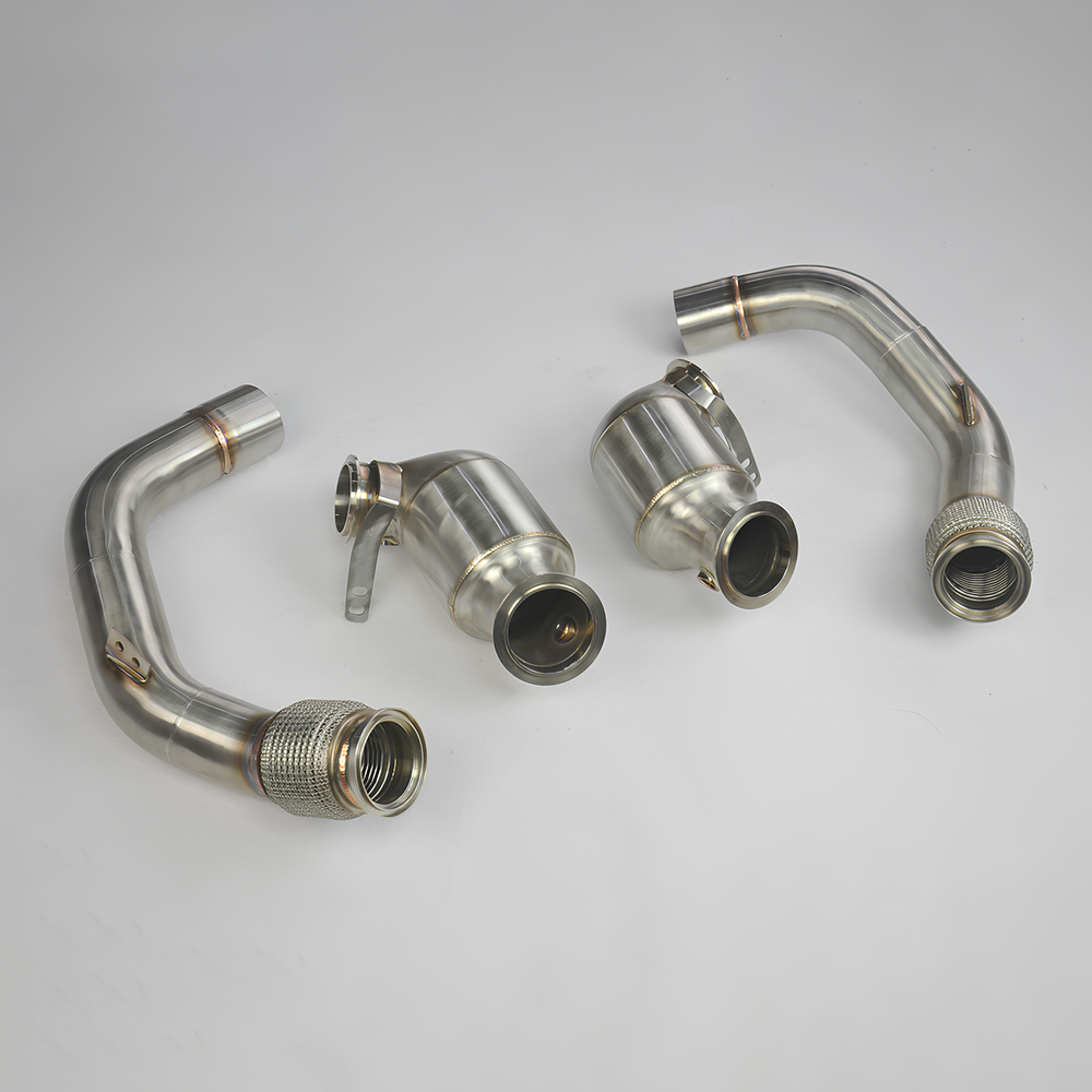 AME Downpipe fit 2015-2020 BMW M3 Sedan 4D F80 M4 Coupe 2D F82 F83 S55 L6 3.0T