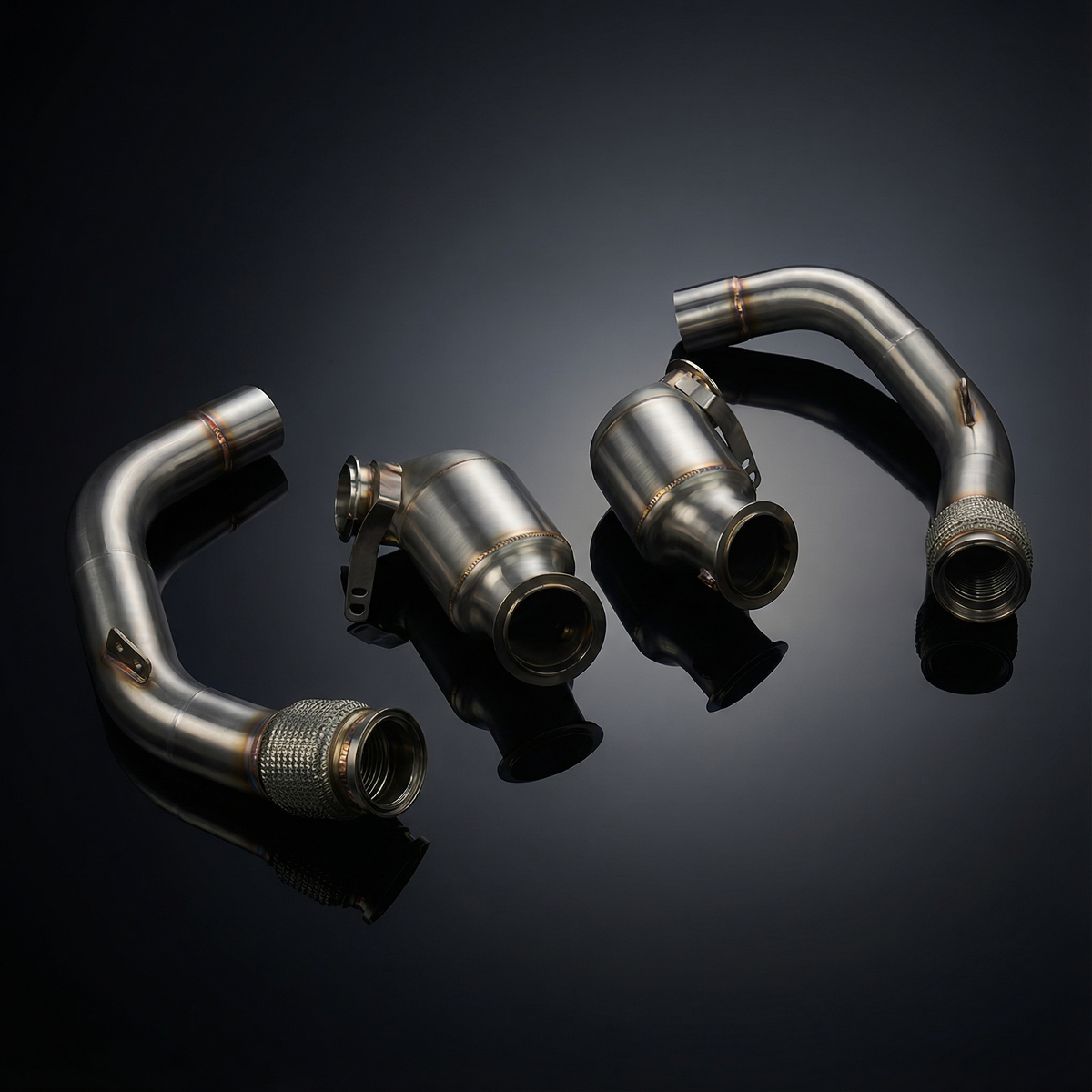 BMW M3 (F80) / M4 (F82/F83) 2015-2020 S55 3.0T Catless Downpipes | AME Motorsport