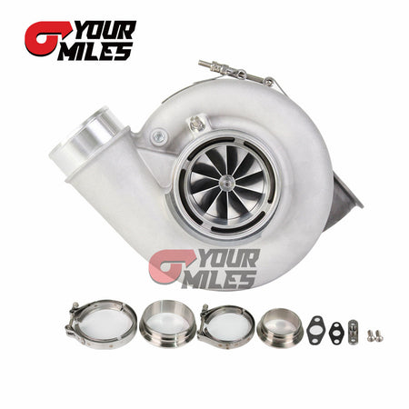 Yourmiles G42-1200 Compact 73mm Journal Bearing TurboCharger T4 1.15/1.25 0.85/1.01/1.15/1.28 Dual V-band Housing