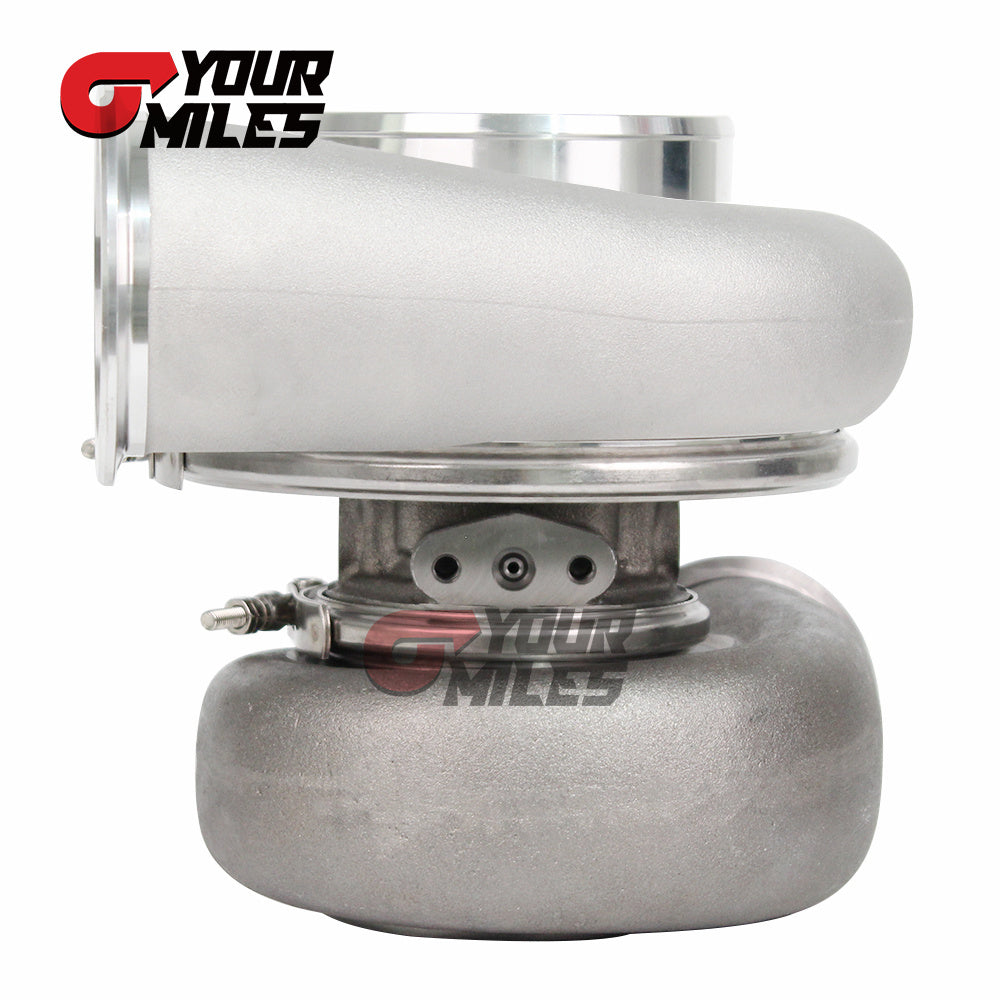 Yourmiles G42-1450 Billet Compressor Wheel Ceramic Dual Ball Bearing TurboCharger T4 1.15/1.25 0.85/1.01/1.15/1.28 Dual V-band Housing