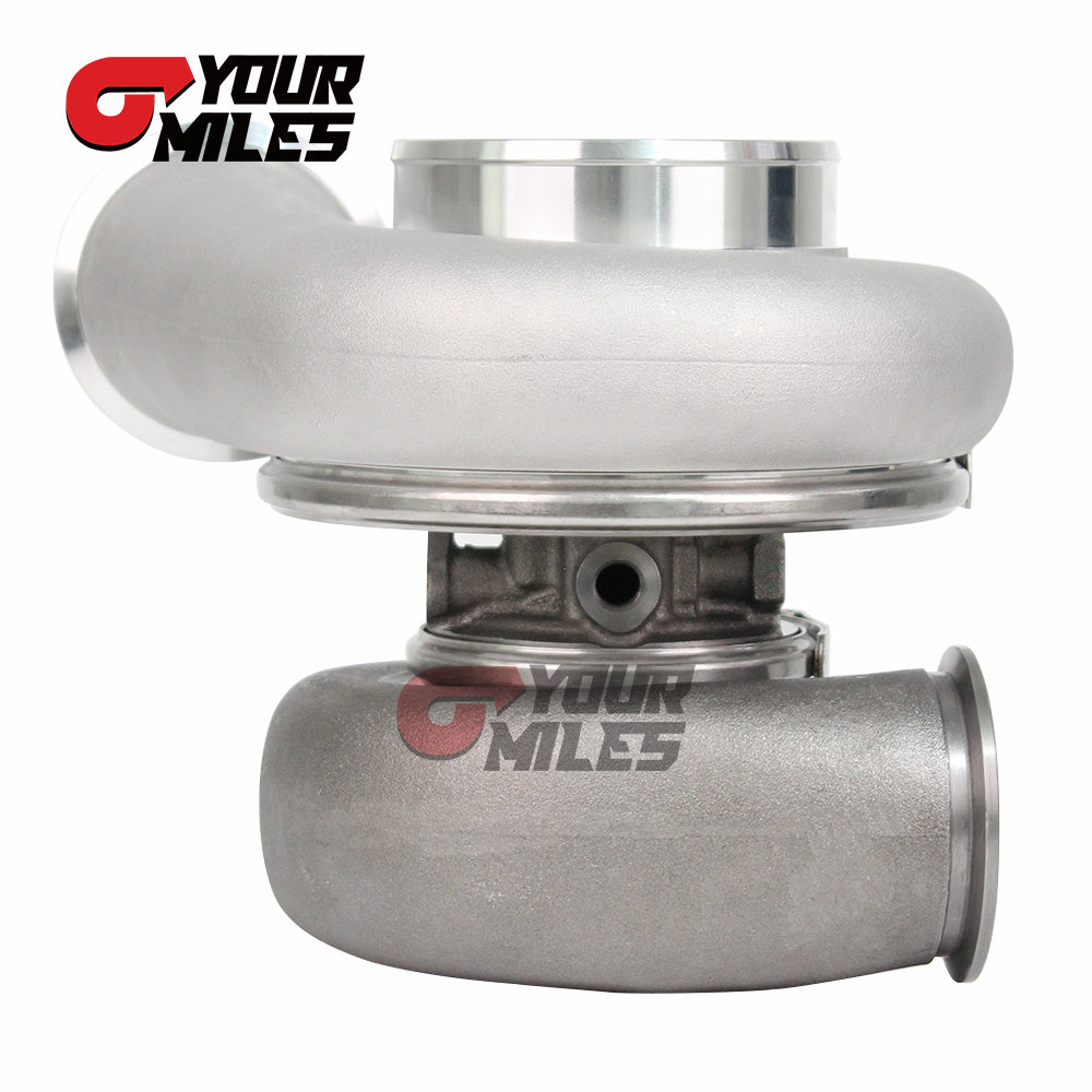 Yourmiles G42-1450 Billet Compressor Wheel Ceramic Dual Ball Bearing TurboCharger T4 1.15/1.25 0.85/1.01/1.15/1.28 Dual V-band Housing