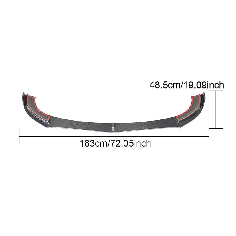 Carbon Fiber W213 Sport Car Front Spoiler for Mercedes Benz E300 E350 E450 E43 AMG 2017-2019