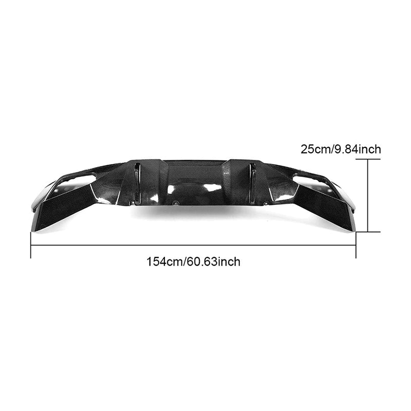 G30 Carbon Fiber Rear Diffuser for BMW G31 G38 520i 530i 540i M Sport 2018-2019