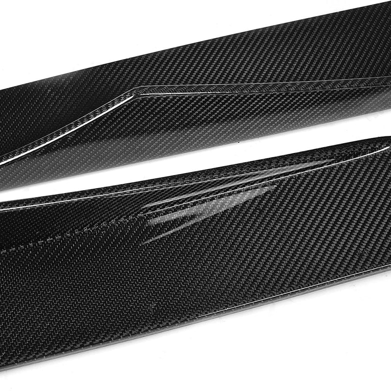 Carbon Fiber Car Side Skirts Lip Extension Apron for BMW 2Series F87 M2 Base Coupe 2-Door 2016 2017