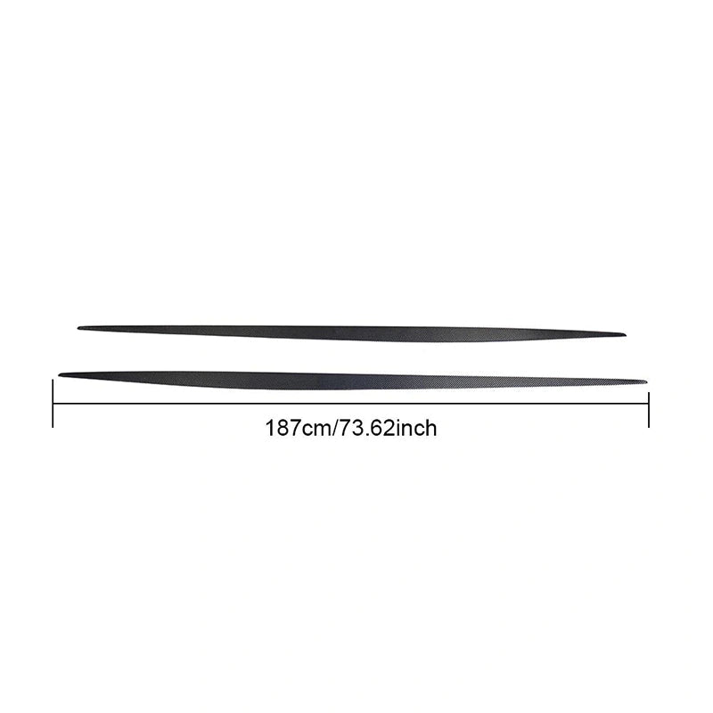 14-17 Mercedes-Benz S-Class Two-Sport Sports Patch Carbon Fiber Side Skirt