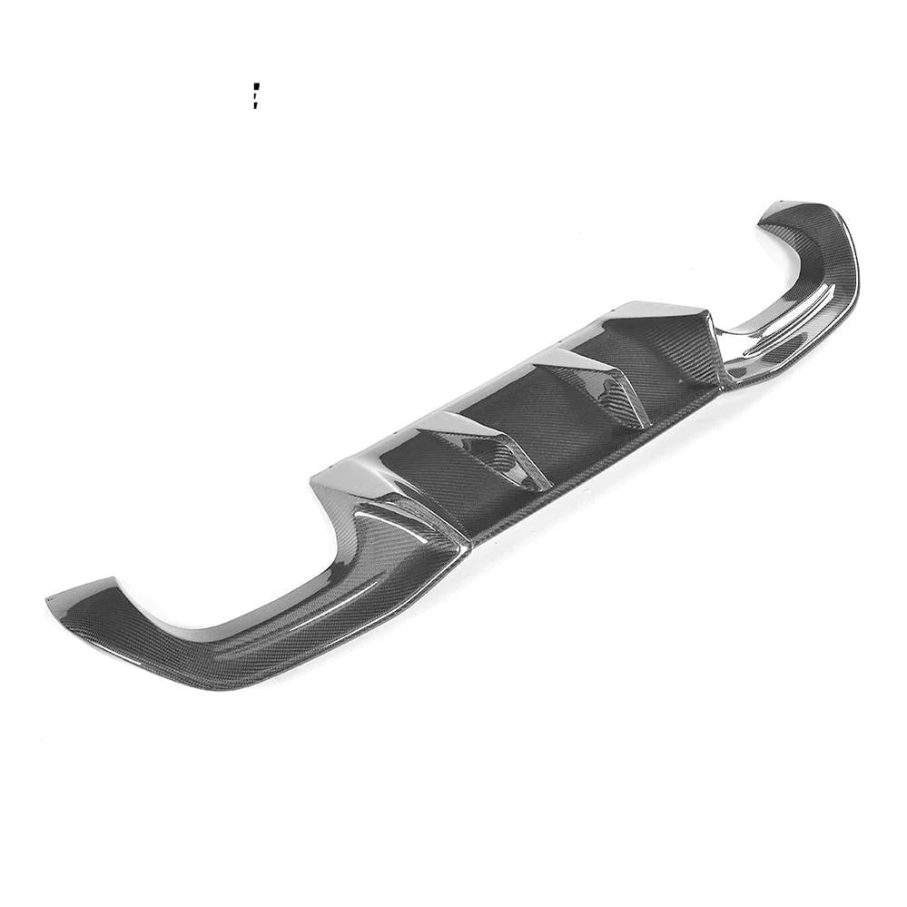 Rear Diffuser Lip Spoiler Bumper Guard for BMW F87 M2 Base Coupe 2 Door 2016 2017 Carbon Fiber / FRP