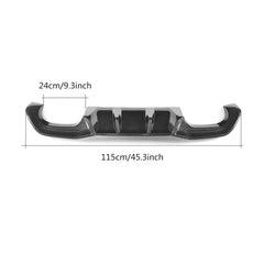Rear Diffuser Lip Spoiler Bumper Guard for BMW F87 M2 Base Coupe 2 Door 2016 2017 Carbon Fiber / FRP
