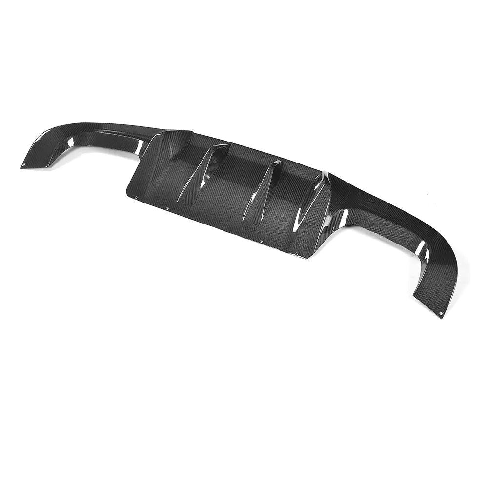 Rear Diffuser Lip Spoiler Bumper Guard for BMW F87 M2 Base Coupe 2 Door 2016 2017 Carbon Fiber / FRP