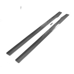 Carbon Fiber / FRP Auto Side Skirts Aprons Lip Extensions for Mercedes-Benz C-Class W205 C63 AMG Coupe 2-Door 2015 - 2017
