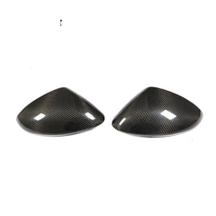Carbon Fiber Car Side Rear Review Mirror Covers Cap for Alfa Romeo Stelvio Base Sport Utility TI Quadrifoglio 2017 2018 2019