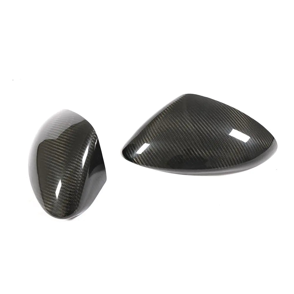 Carbon Fiber Car Side Rear Review Mirror Covers Cap for Alfa Romeo Stelvio Base Sport Utility TI Quadrifoglio 2017 2018 2019