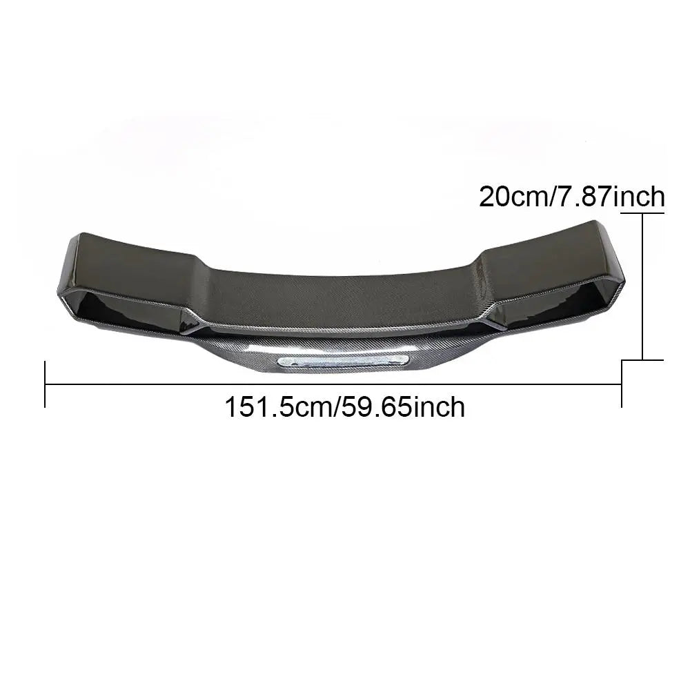For Chevrolet Camaro Coupe 2016 2017 2018 Carbon Fiber Rear Trunk Spoiler Big Customized Boot Lip Wing