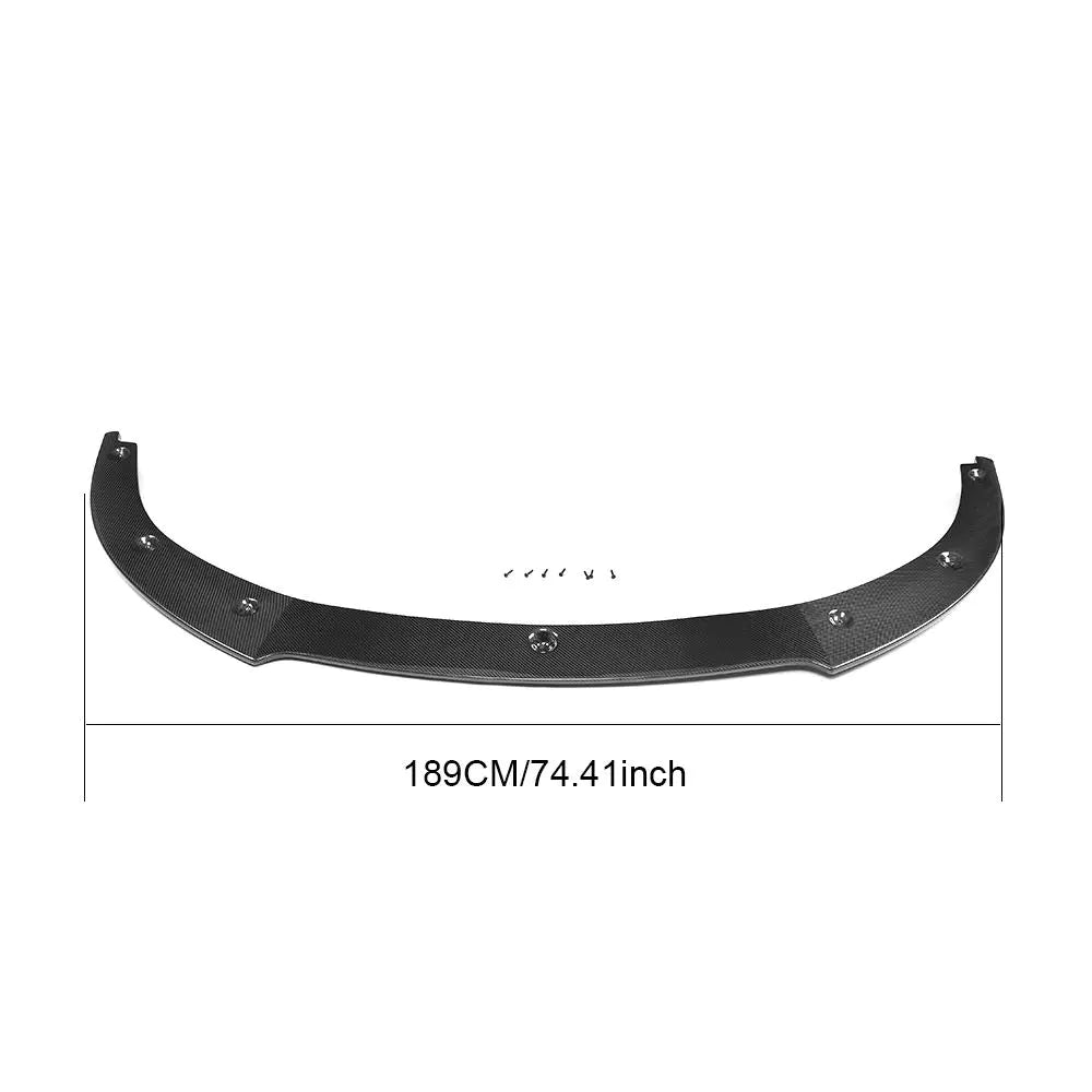 Carbon Fiber Front Bumper Lip Splitters Spoiler for Porsche Panamera Hatchback Turbo S GTS 4-Door 2014 - 2016
