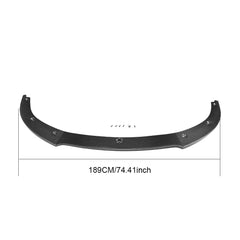 Carbon Fiber Front Bumper Lip Splitters Spoiler for Porsche Panamera Hatchback Turbo S GTS 4-Door 2014 - 2016