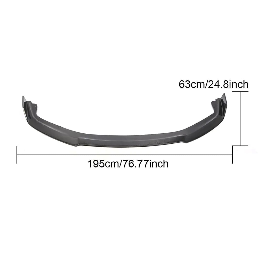 Carbon Fiber Head Front Bumper Lip Splitters Spoiler for for Porsche Panamara Base 2014 2015 2016