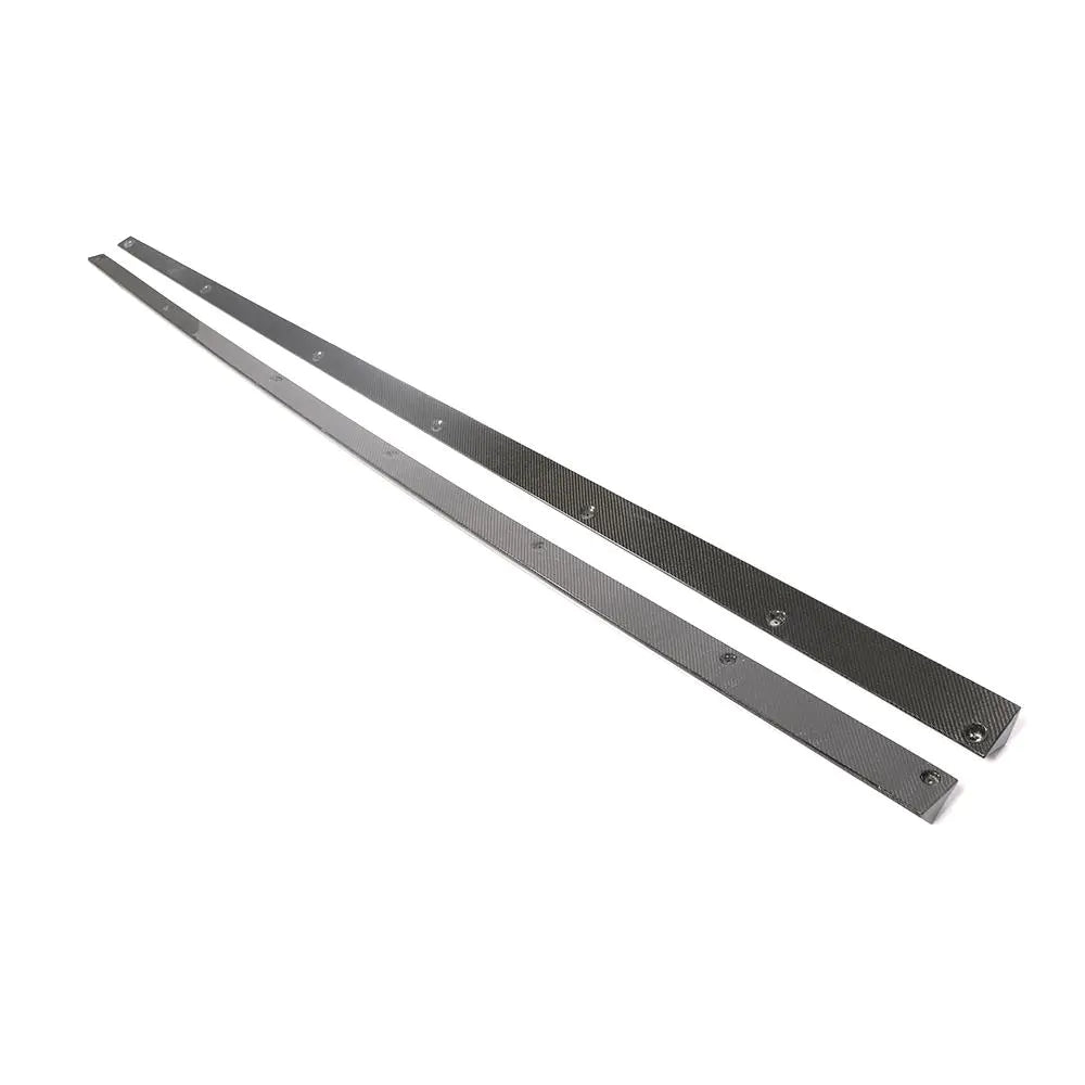 Carbon Fiber E300 Sport Side Skirts Extension for Mercedes Benz C238 E200 E400 E500 2-Door 17-18