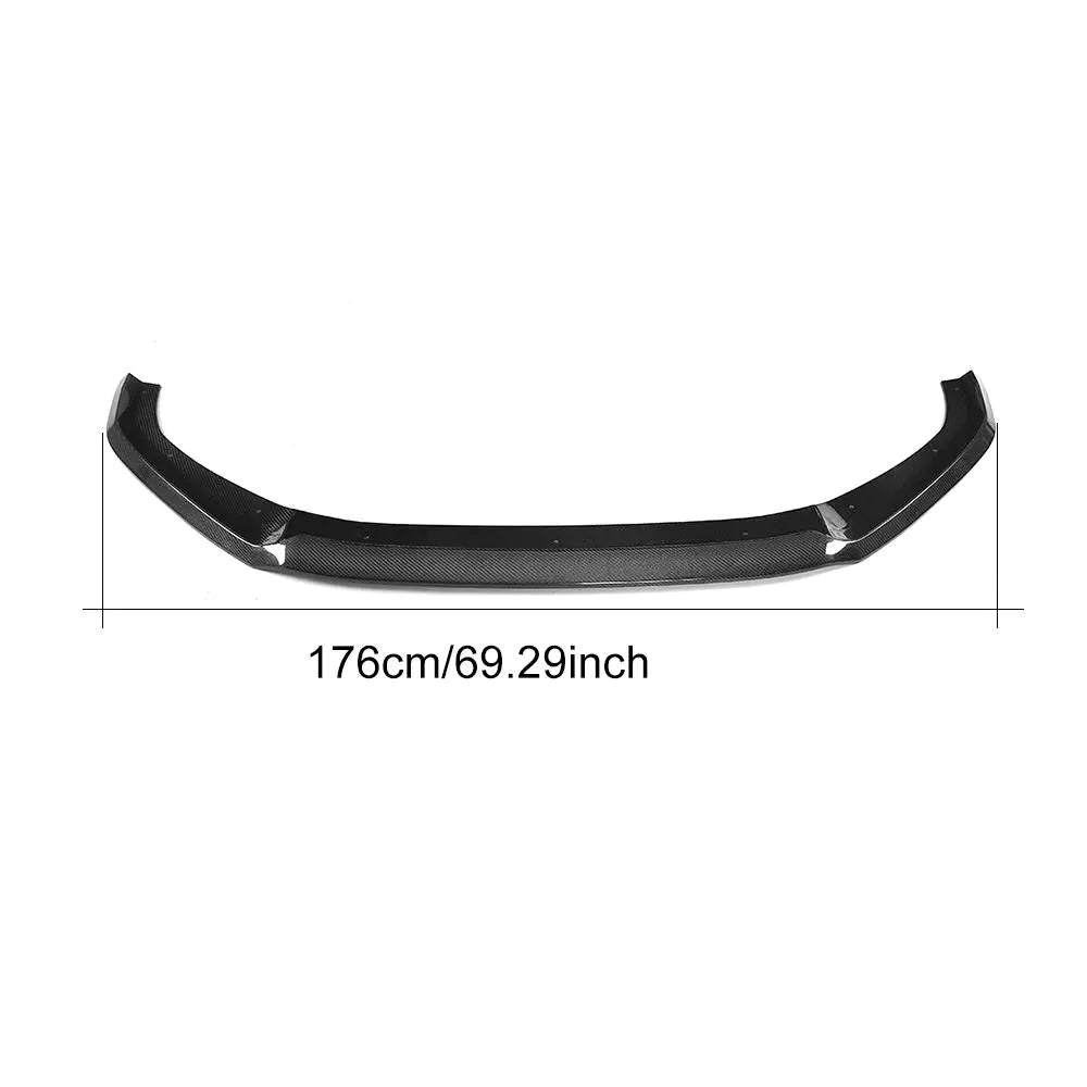 Carbon Fiber Front Bumper Lip Splitters Spoiler for Audi A4 B9 S-Line S4 2017 2018 2019 Front Bumper Protector Apron Chin