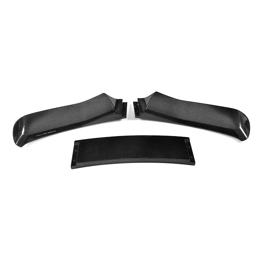 3PCS Carbon Fiber Front Bumper Lip for BMW X5 M40i 2014-2018