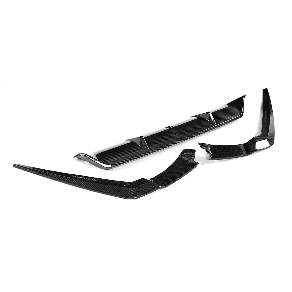3pcs/set Carbon Fiber Rear Bumper Lip for BMW G30 G31 G38 520i 530i 540i M-sport 17-18