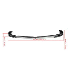 For Mercedes-Benz C-Class W204 C204 AMG C63 Sedan Coupe 2012 - 2014 Front Bumper Lip Spoiler Splitters Carbon Fiber and FRP