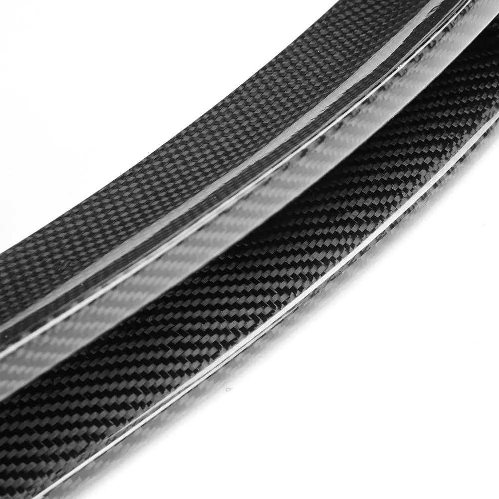 For Mercedes-Benz C-Class W204 C204 AMG C63 Sedan Coupe 2012 - 2014 Front Bumper Lip Spoiler Splitters Carbon Fiber and FRP