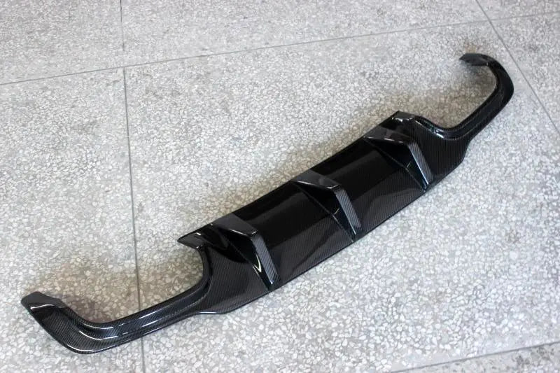 Carbon Fiber / FRP Rear Bumper Lip Diffuser Spoiler for Mercedes-Benz W204 C63 AMG Sedan Coupe 2012 2013 2014