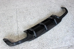 Carbon Fiber / FRP Rear Bumper Lip Diffuser Spoiler for Mercedes-Benz W204 C63 AMG Sedan Coupe 2012 2013 2014