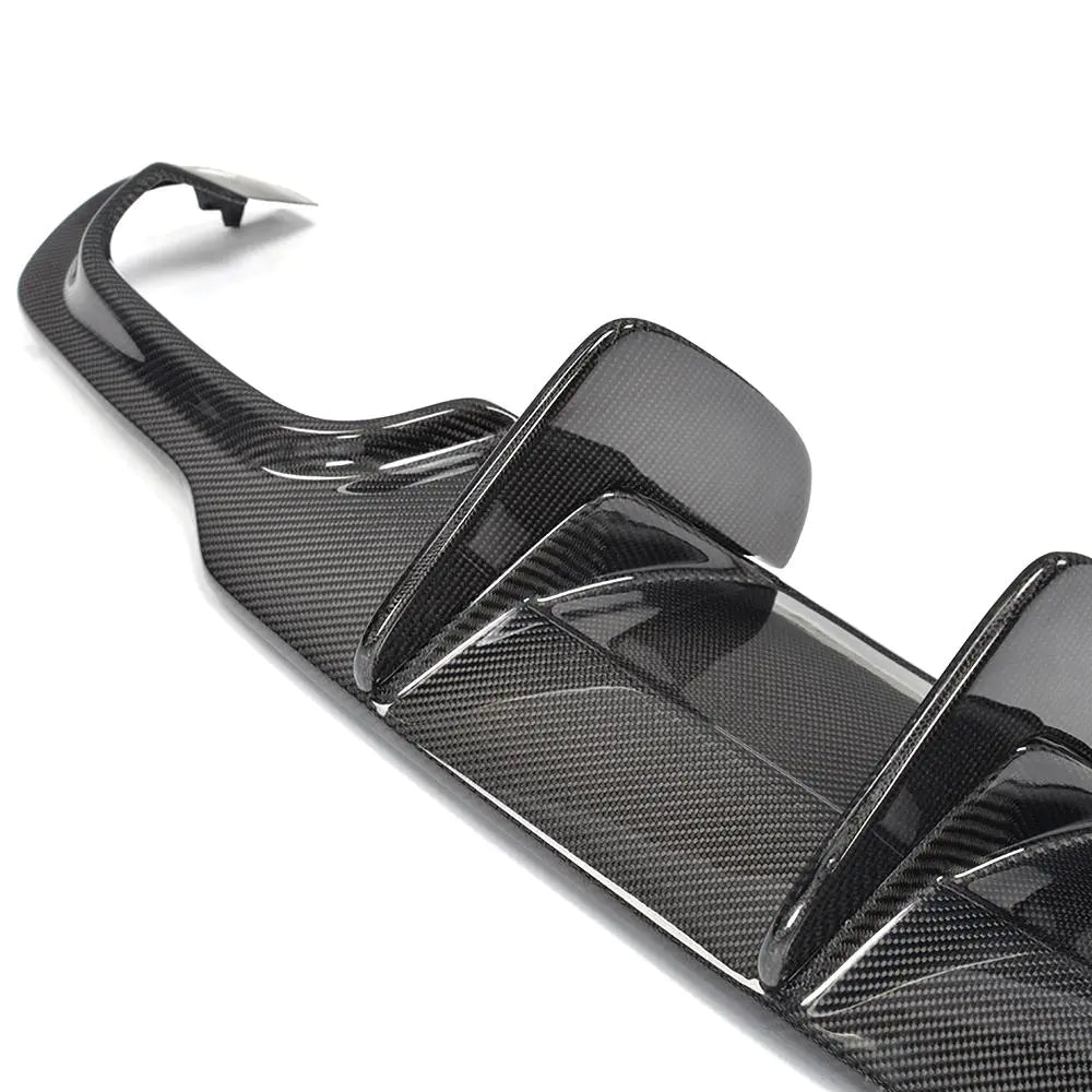 Carbon Fiber / FRP Rear Bumper Diffuser lip for Mercedes-Benz C-Class W204 C63 AMG C300 Sport Sedan 2012 - 2014