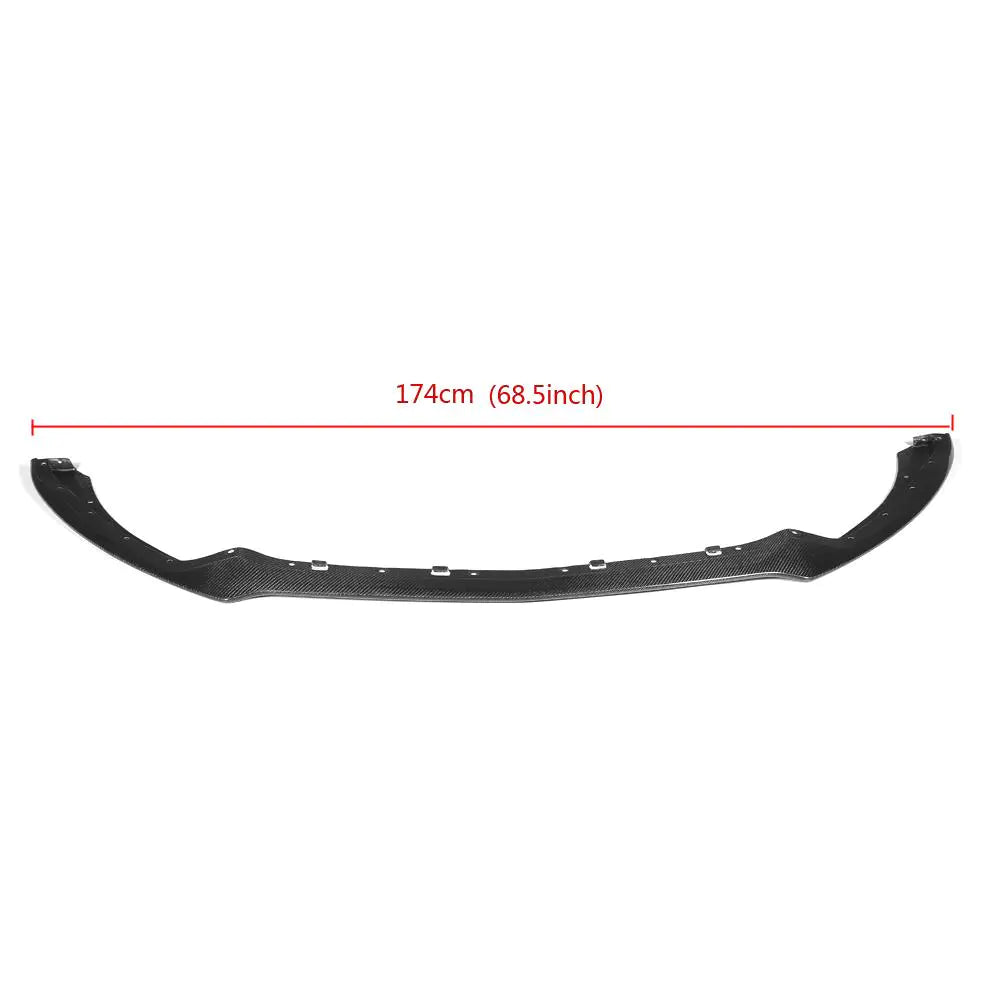 Carbon Fiber / FRP Front Bumper Lip Spoiler Splitters for Ford Mustang Coupe Convertible 2-Door 2015 2016 2017