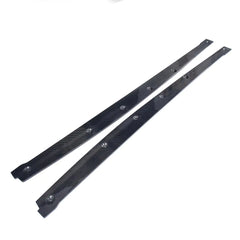 Carbon Fiber Car Side Skirts Extensions Body Lips for Infiniti Q50 Sedan 4-Door 2013 - 2017