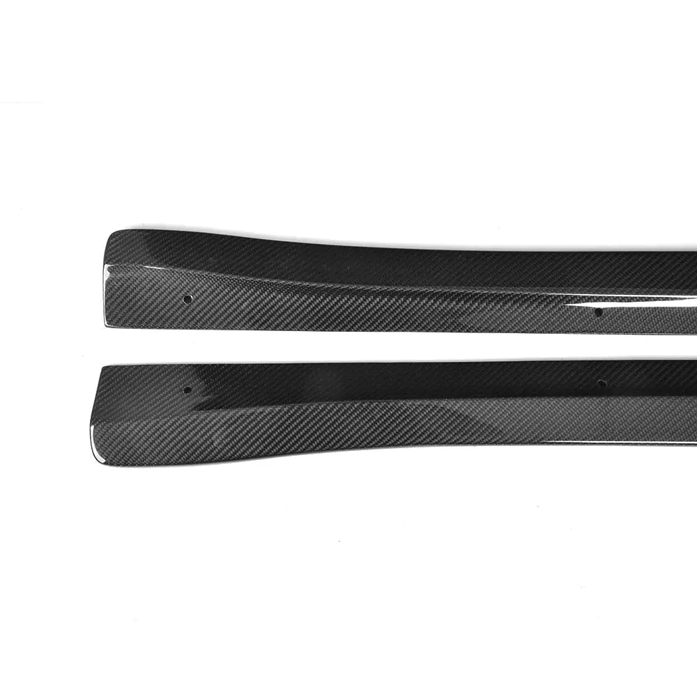 Carbon Fiber Side Skirts Extinsion for Maserati Ghibli Base/S Q4/S Sedan 4 Door 2018