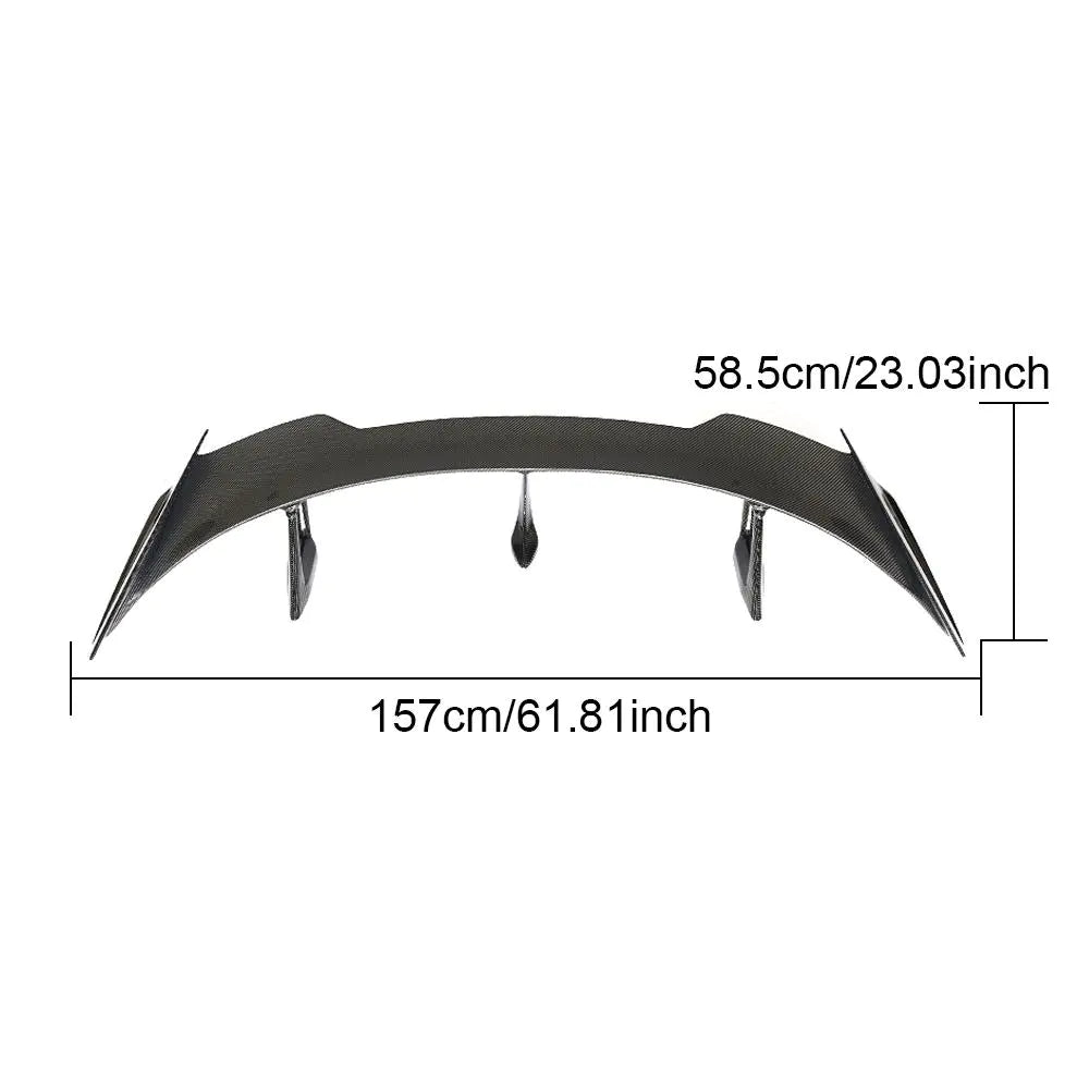 For Chevrolet Camaro Coupe 2016 2017 2018 Carbon Fiber Rear Trunk Spoiler Vulture Iris Sytle Customized Boot Lip Wing 4 orders