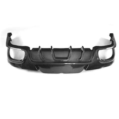 Carbon Fiber Rear Diffuser Lip Spoiler Bumper Guard for Porsche Panamera Hatchback 4 Door 2014 - 2016 Car Styling