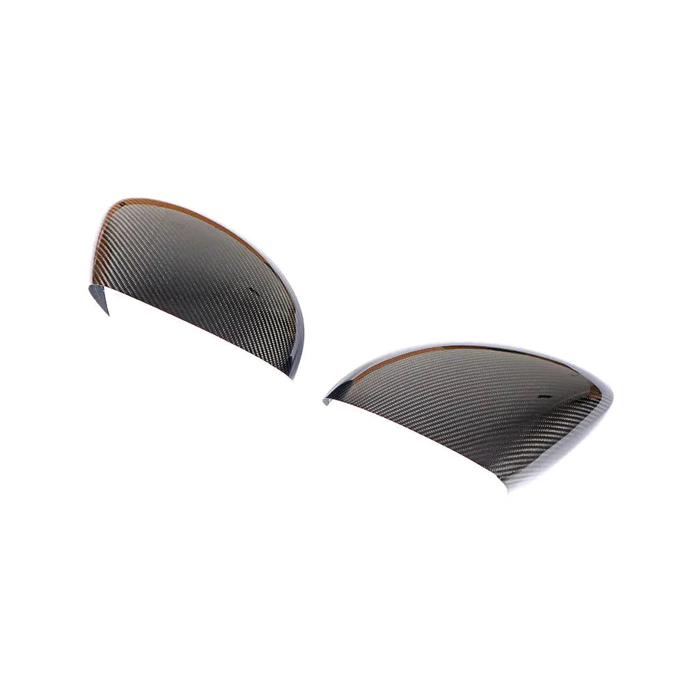 Carbon Fiber Side Rear View Mirror Cover Caps for Porsche Panamera 971 2017 2018 2019 Add On Style