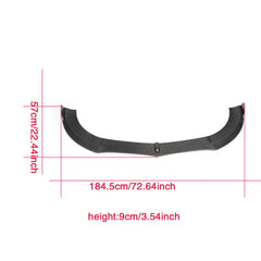 Carbon Fiber / FRP Car Front Bumper Lip Spoiler Splitters for Mercedes-Benz CLS400 CLS550 W218 2015 - 2017 Front Splitters