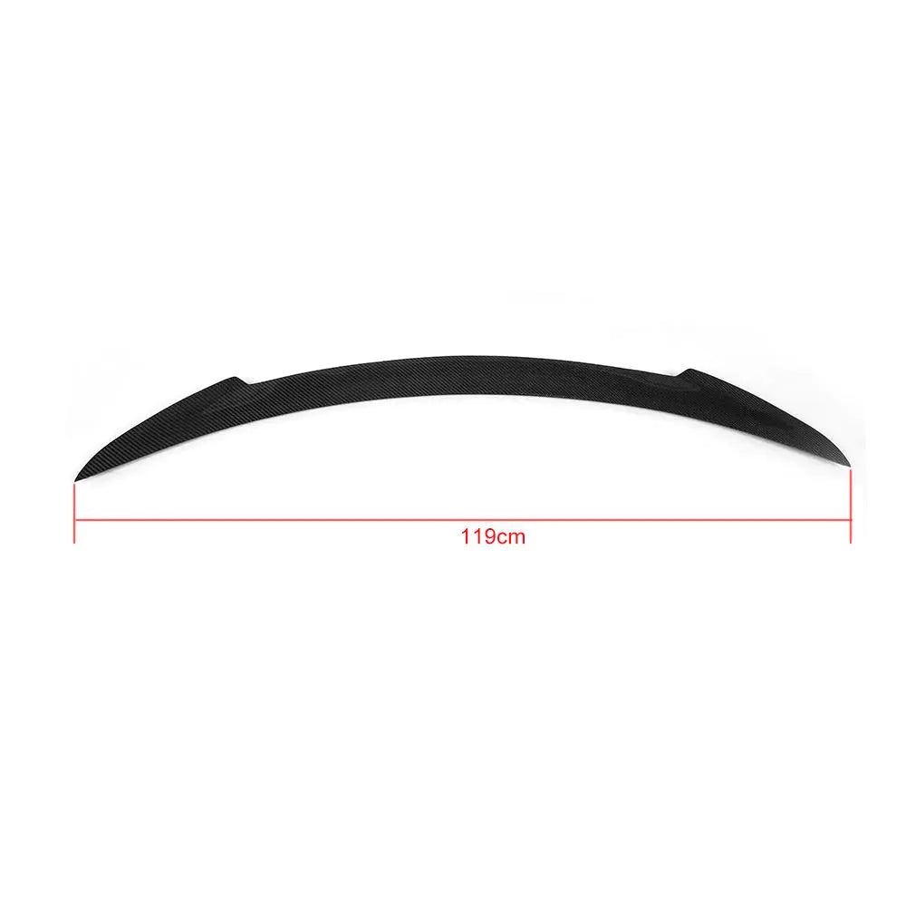 Carbon Fiber Rear Trunk Lip Spoiler for Tesla Model S 85 P85 2014 UP