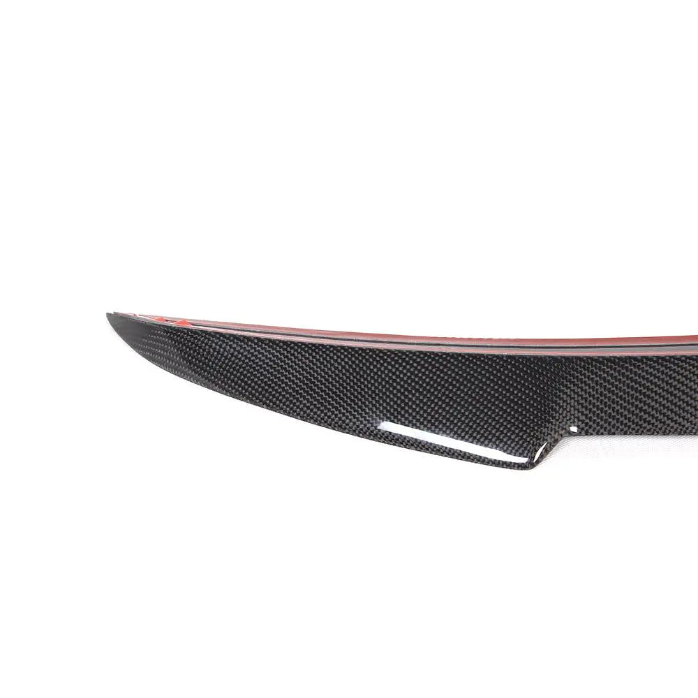 Carbon Fiber Rear Trunk Lip Spoiler for Tesla Model S 85 P85 2014 UP