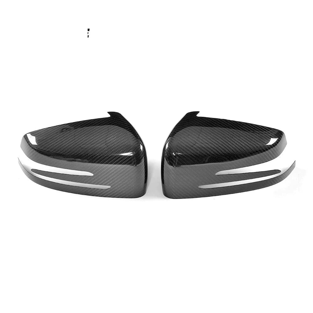 Carbon Fiber Side Mirror Caps Mesh for Mercedes Benz W212