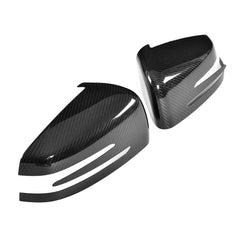 Carbon Fiber Side Mirror Caps Mesh for Mercedes Benz W212