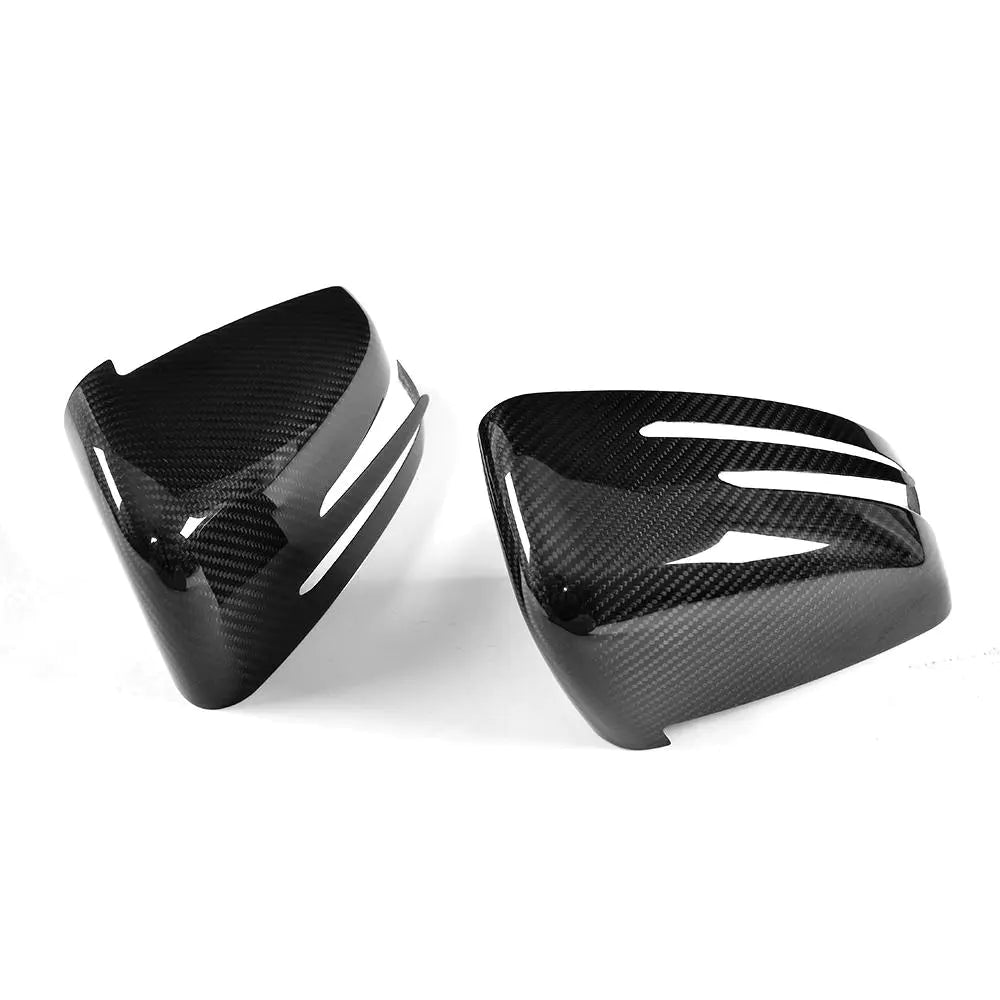 Carbon Fiber Side Mirror Caps Mesh for Mercedes Benz W212
