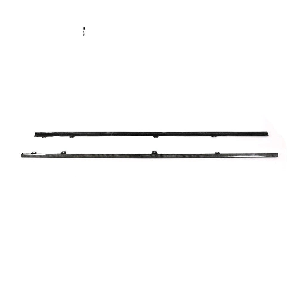 Carbon Fiber Side Skirt Extensions For Volkswagen Golf 7 MK7 MK7.5 R 2014-2018